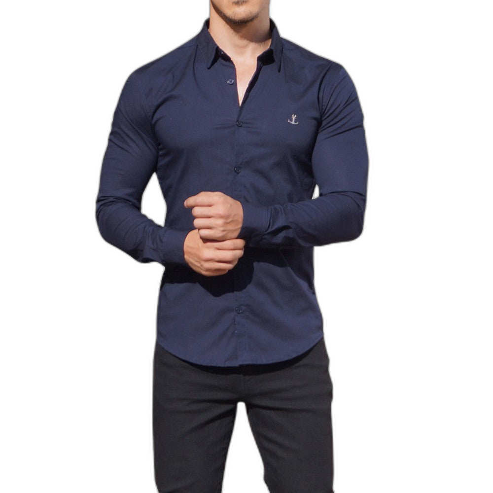 Camisa Marino Manga Larga Metal Emblem Marino