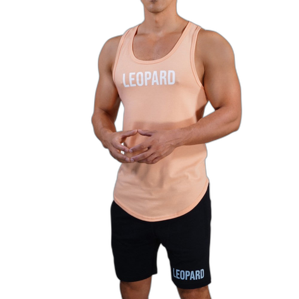 Gym Core Tank Melon Big Logo Blanco