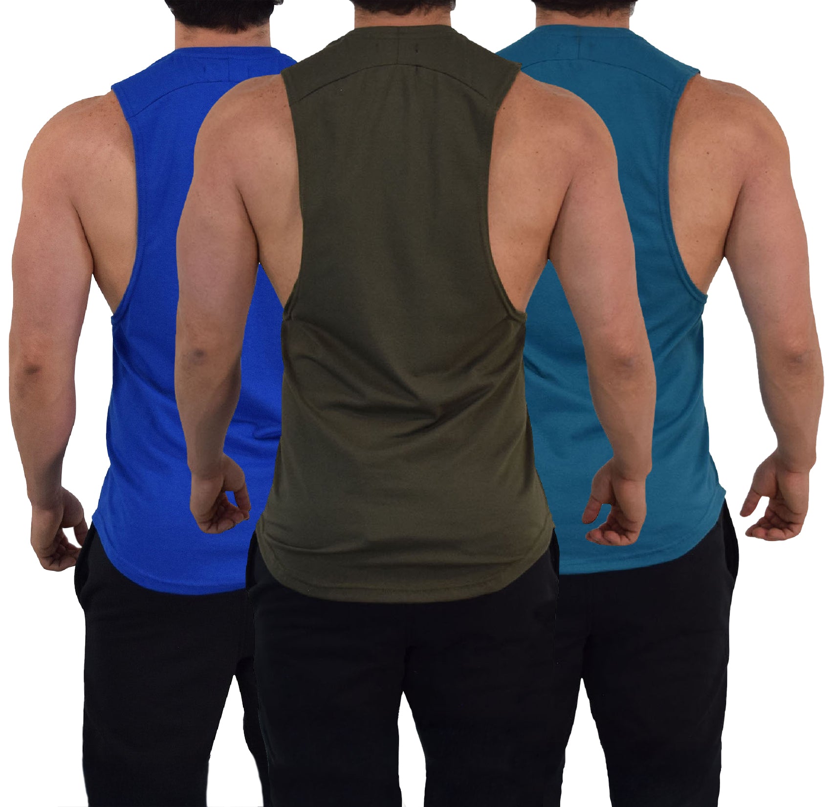 Element Sleeveless 3 Pack Royal Brushed - Olive - Teal