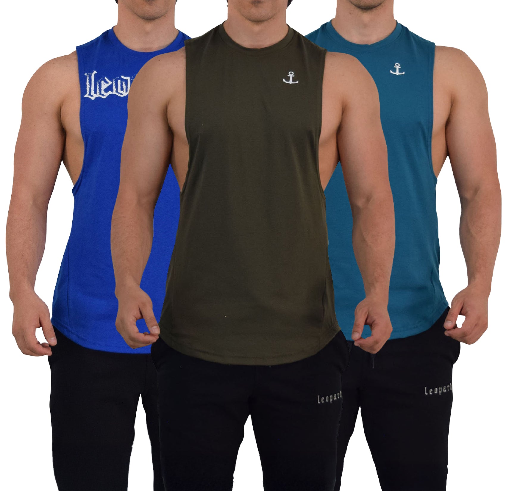 Element Sleeveless 3 Pack Royal Brushed - Olive - Teal