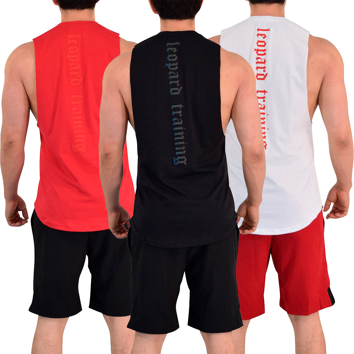 Legacy Sleeveless 3 Pack Red Black Red - Black White Litmus - White Red Red