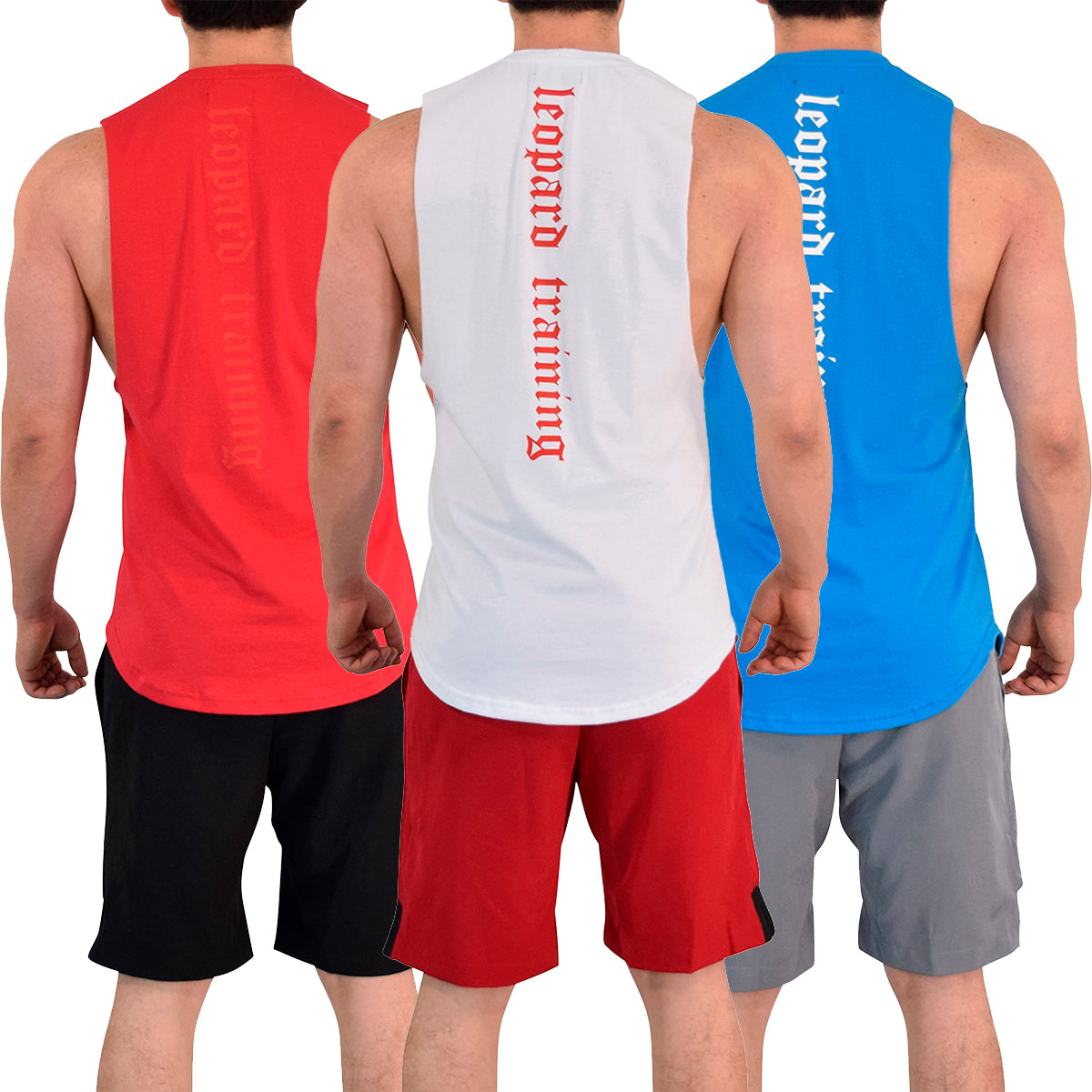 Legacy Sleeveless 3 Pack Red Black Red - White Red Red - Blue White White