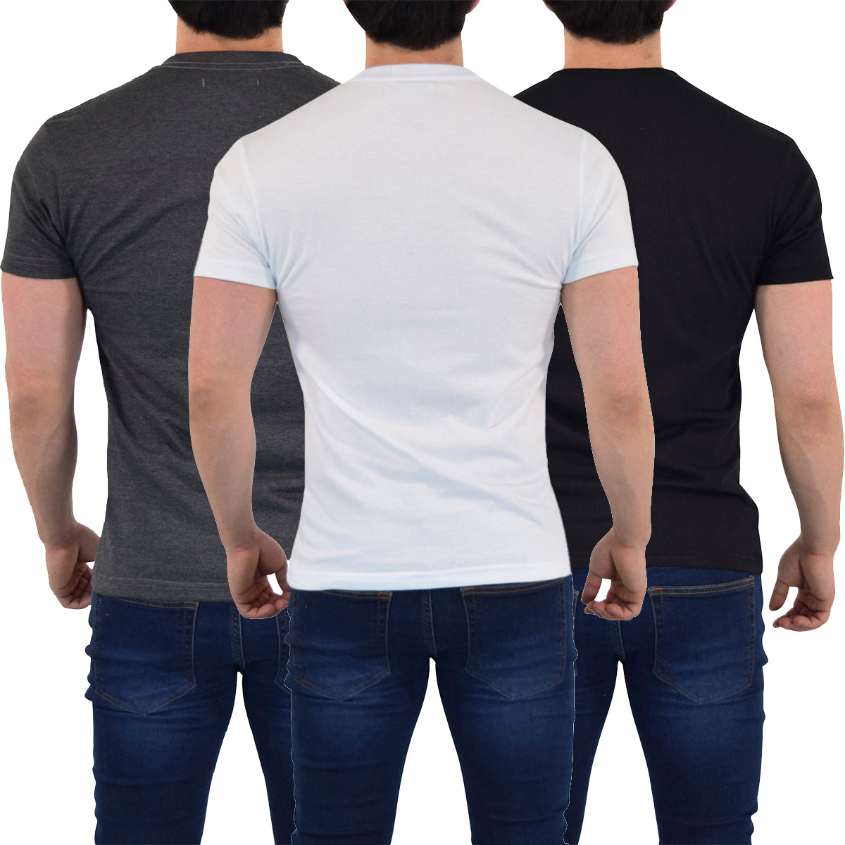 Everyday Regular Fit Shirt 3 Pack Negro - Blanco - Oxford