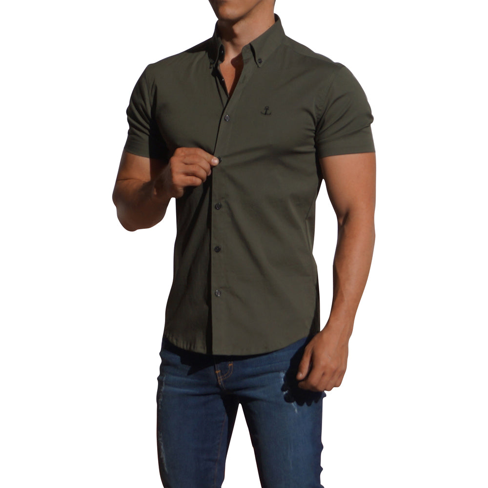 Olive Short Sleeve Shirt Olive