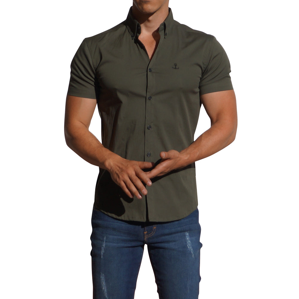Olive Short Sleeve Shirt Olive