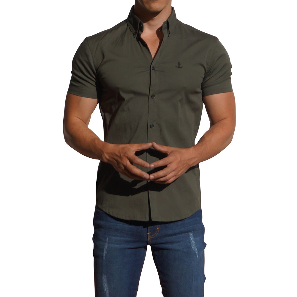 Olive Short Sleeve Shirt Olive