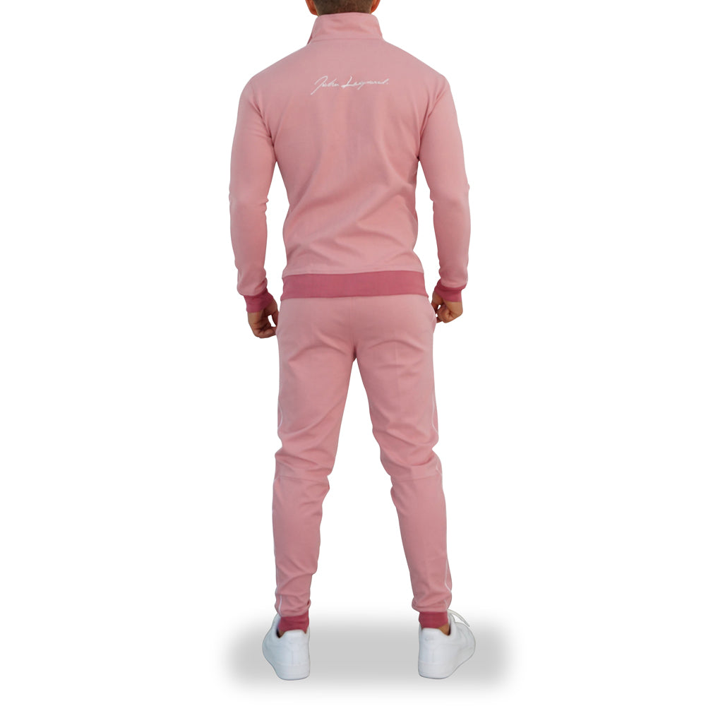 Scuderia Tracksuit Pink Logo White