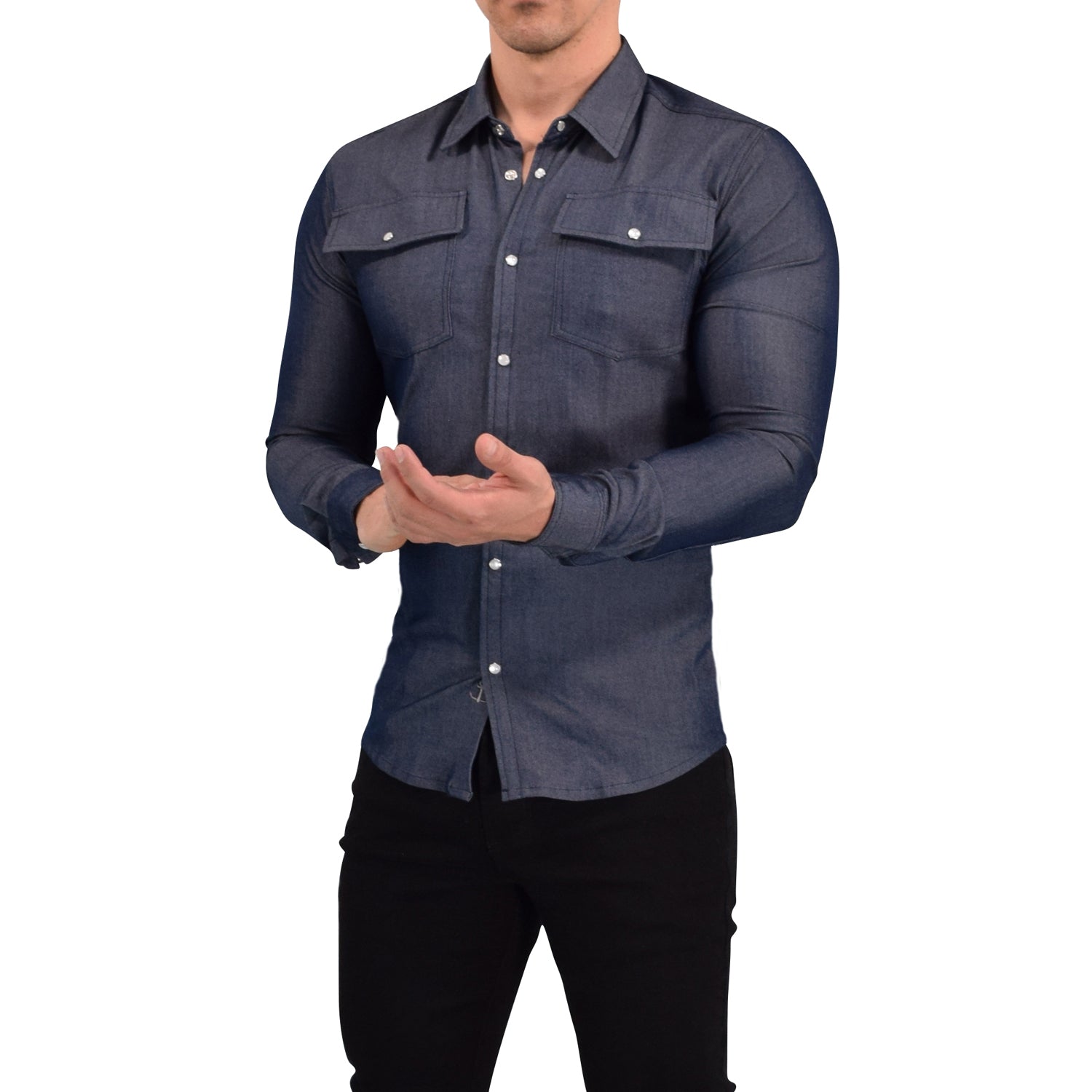 Camisa Luxury Denim Stretch