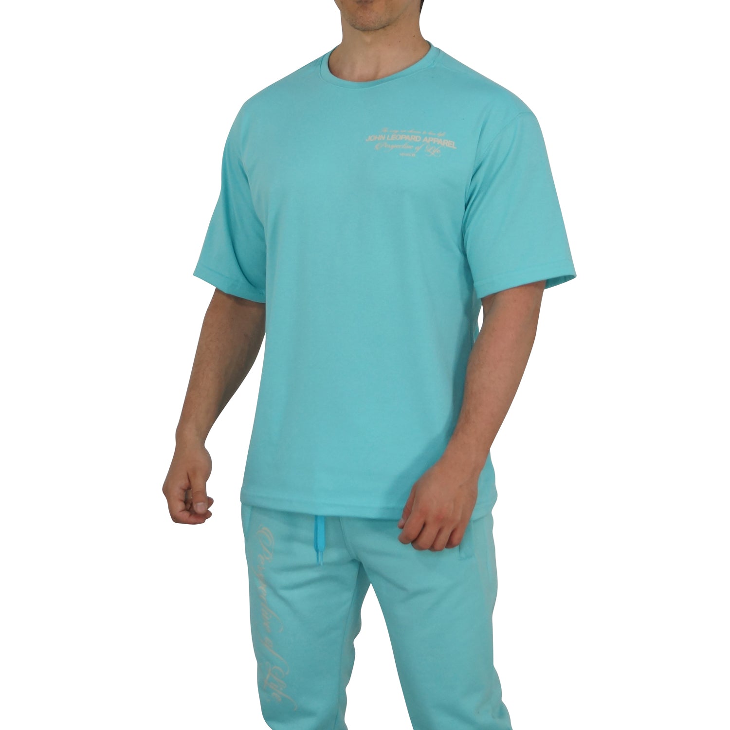 Playera Oversized Mint Perspective Logo
