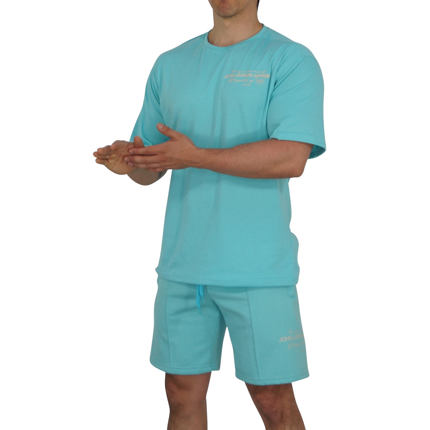 Playera Oversized Mint Perspective Logo