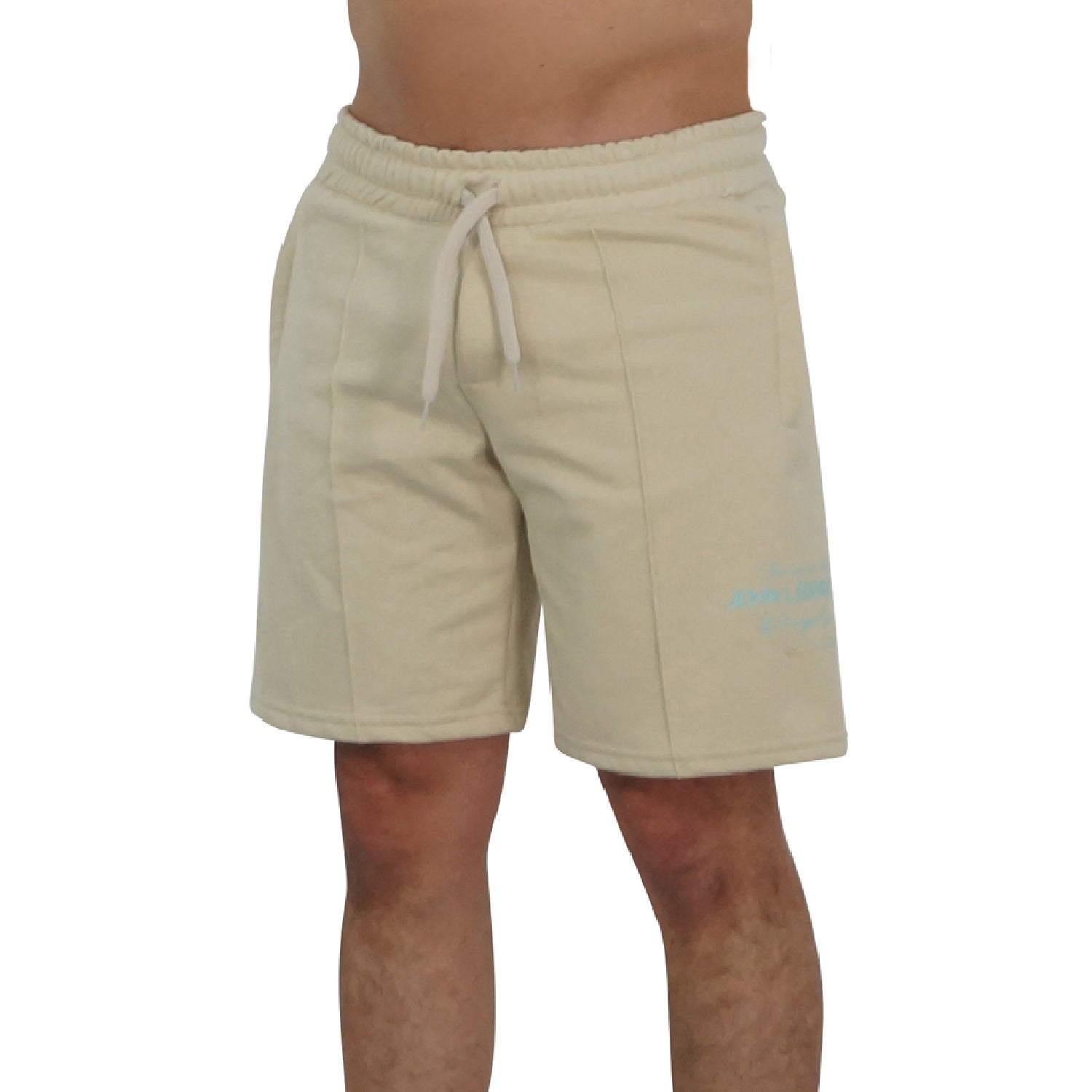 Fleece Short Sand Perspective Logo