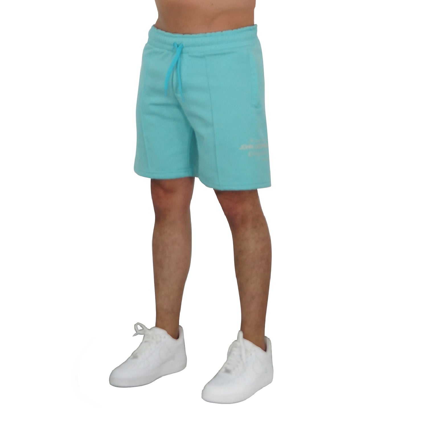 Fleece Short Mint Perspective Logo