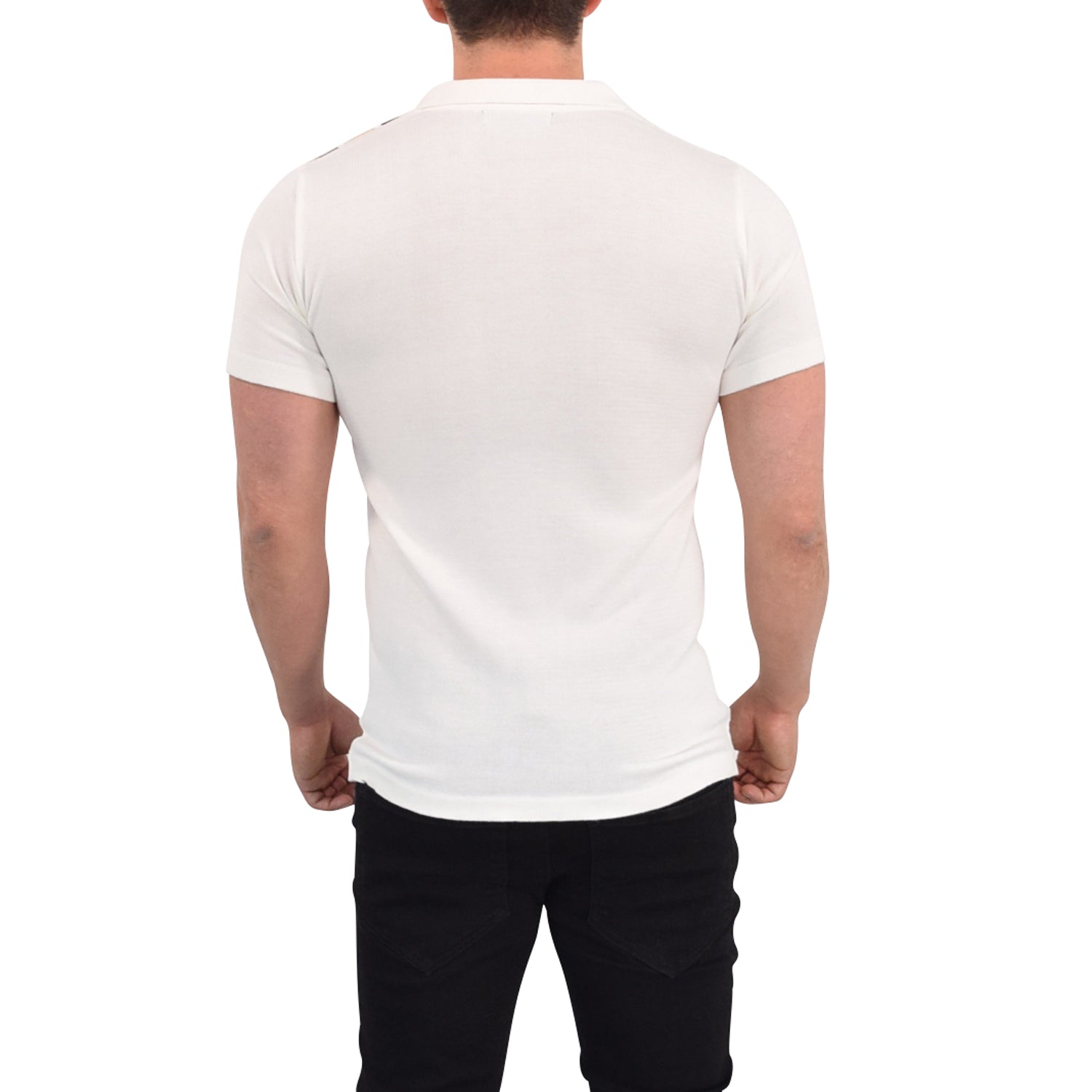 Retro Knitted Shirt Off White