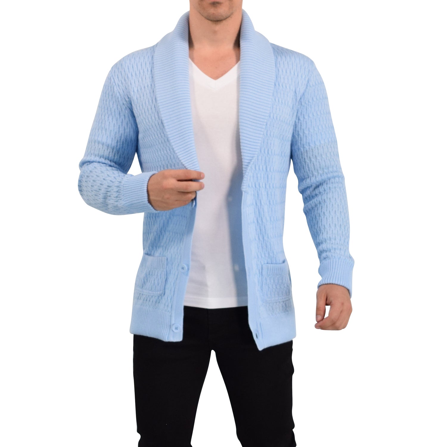 Cobra Sweater Ivory Blue