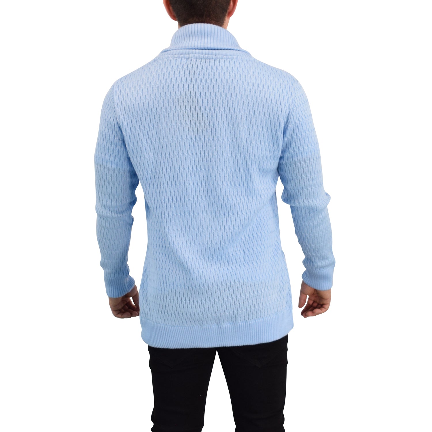 Cobra Sweater Ivory Blue