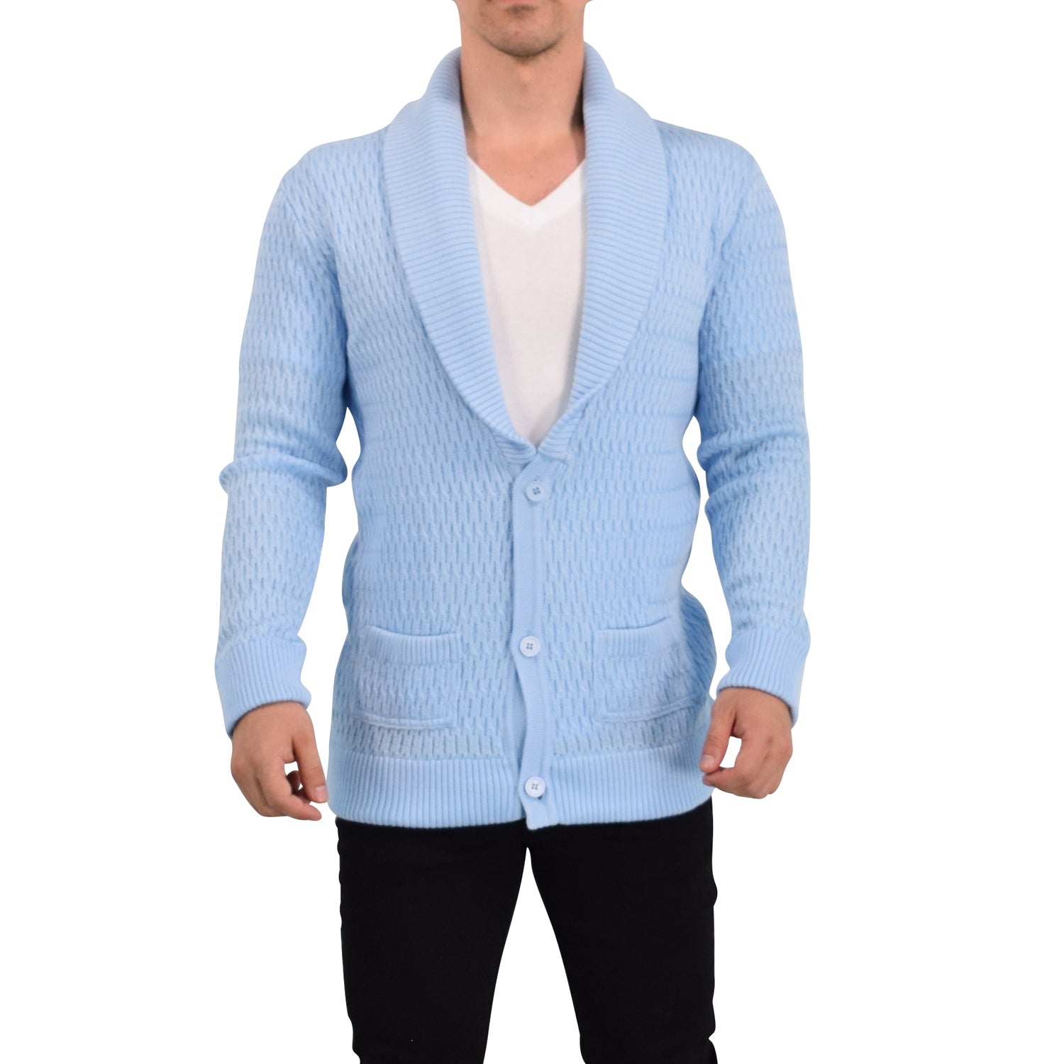 Cobra Sweater Ivory Blue