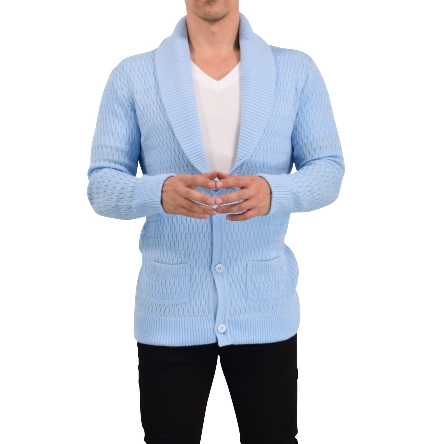 Cobra Sweater Ivory Blue