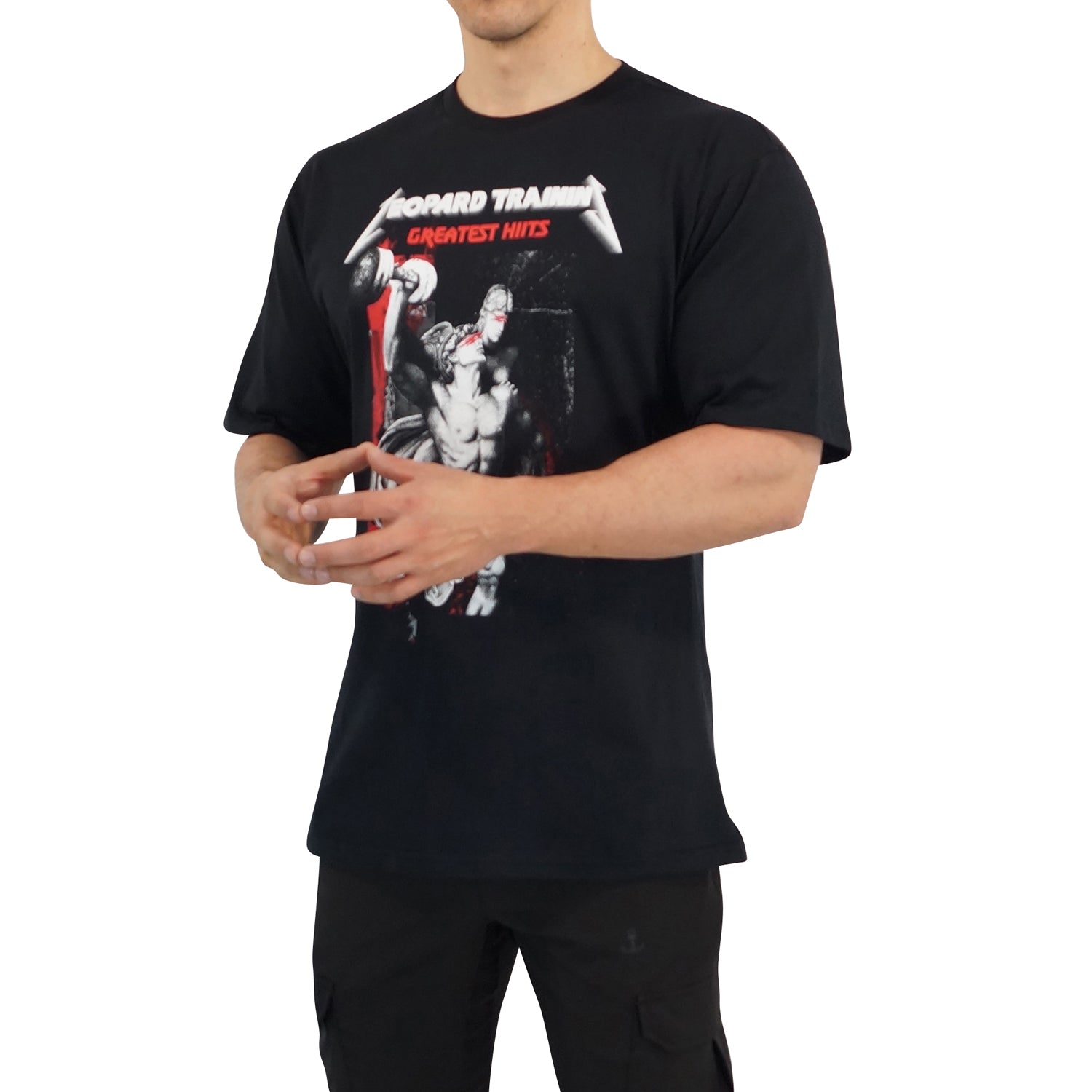 Oversized Greek Gods T-shirt.