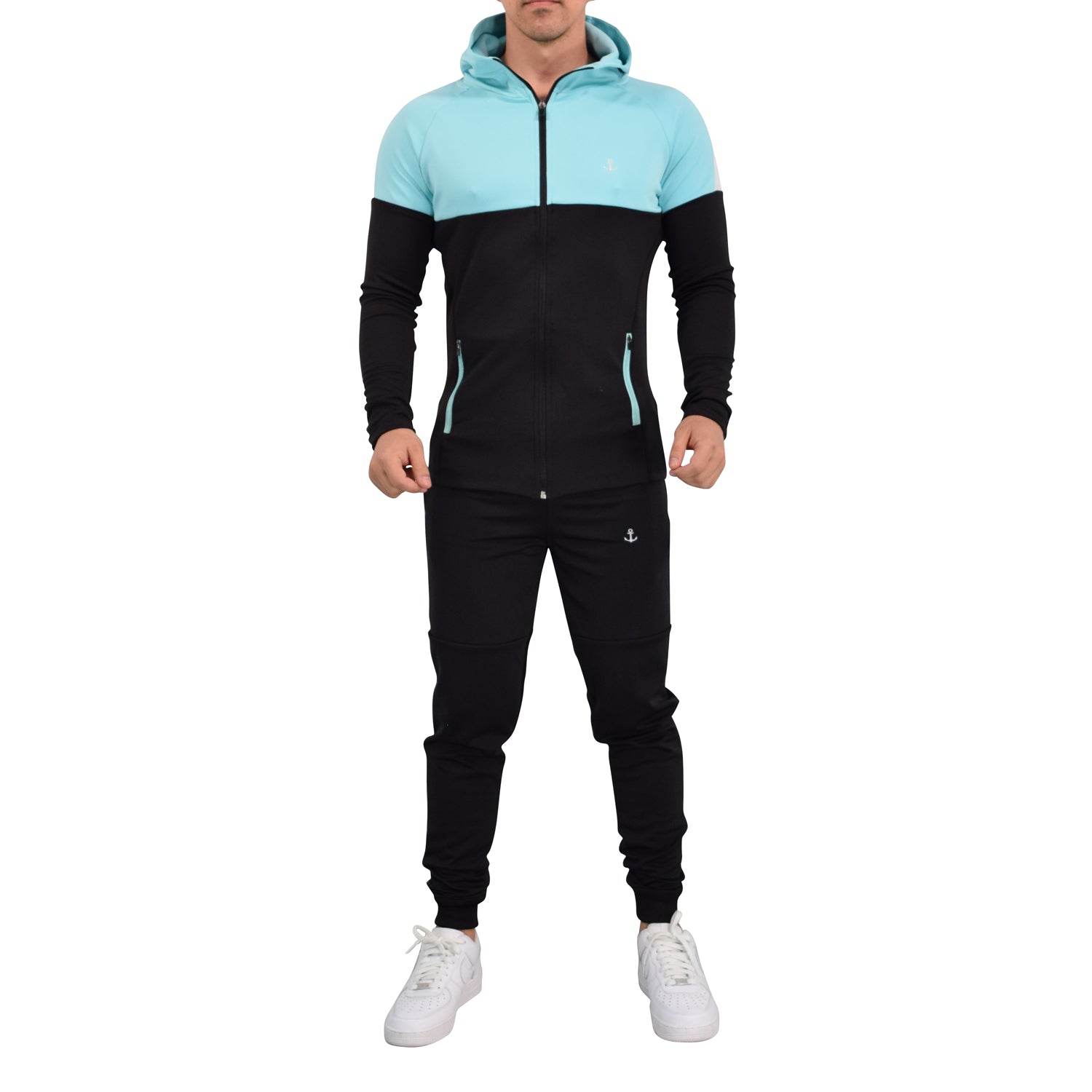 Sigma Tracksuit Teal Black Silver