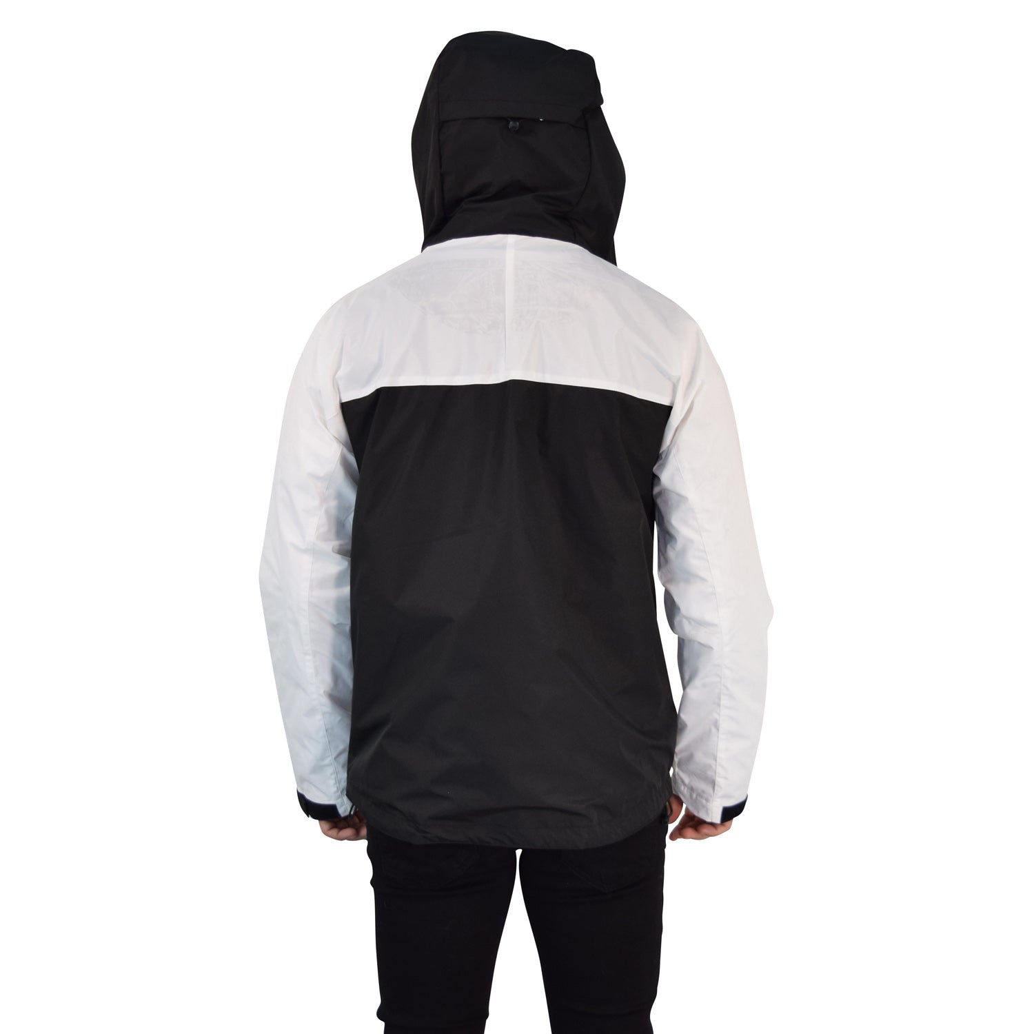 Windbreaker Jacket White Contrast