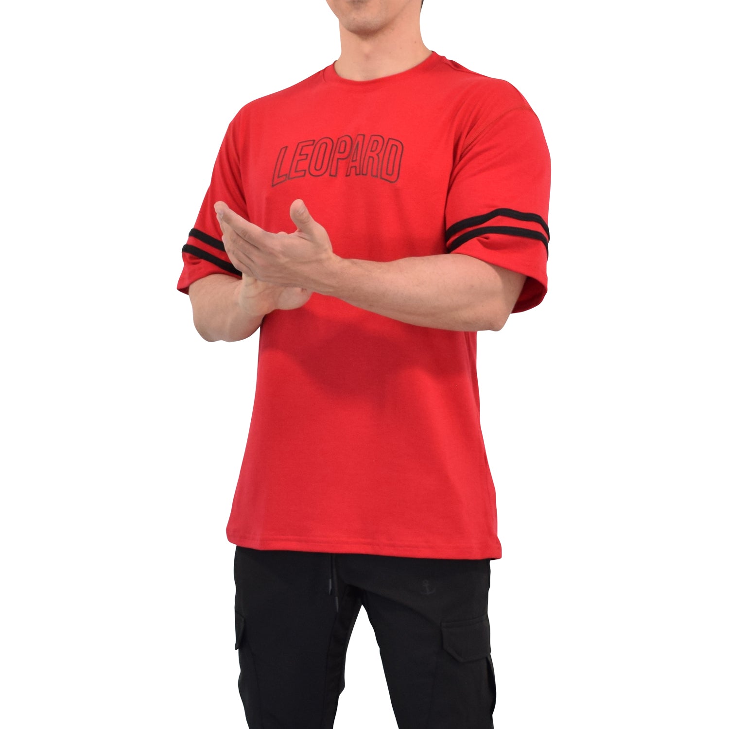 Oversized Varsity Red T-shirt