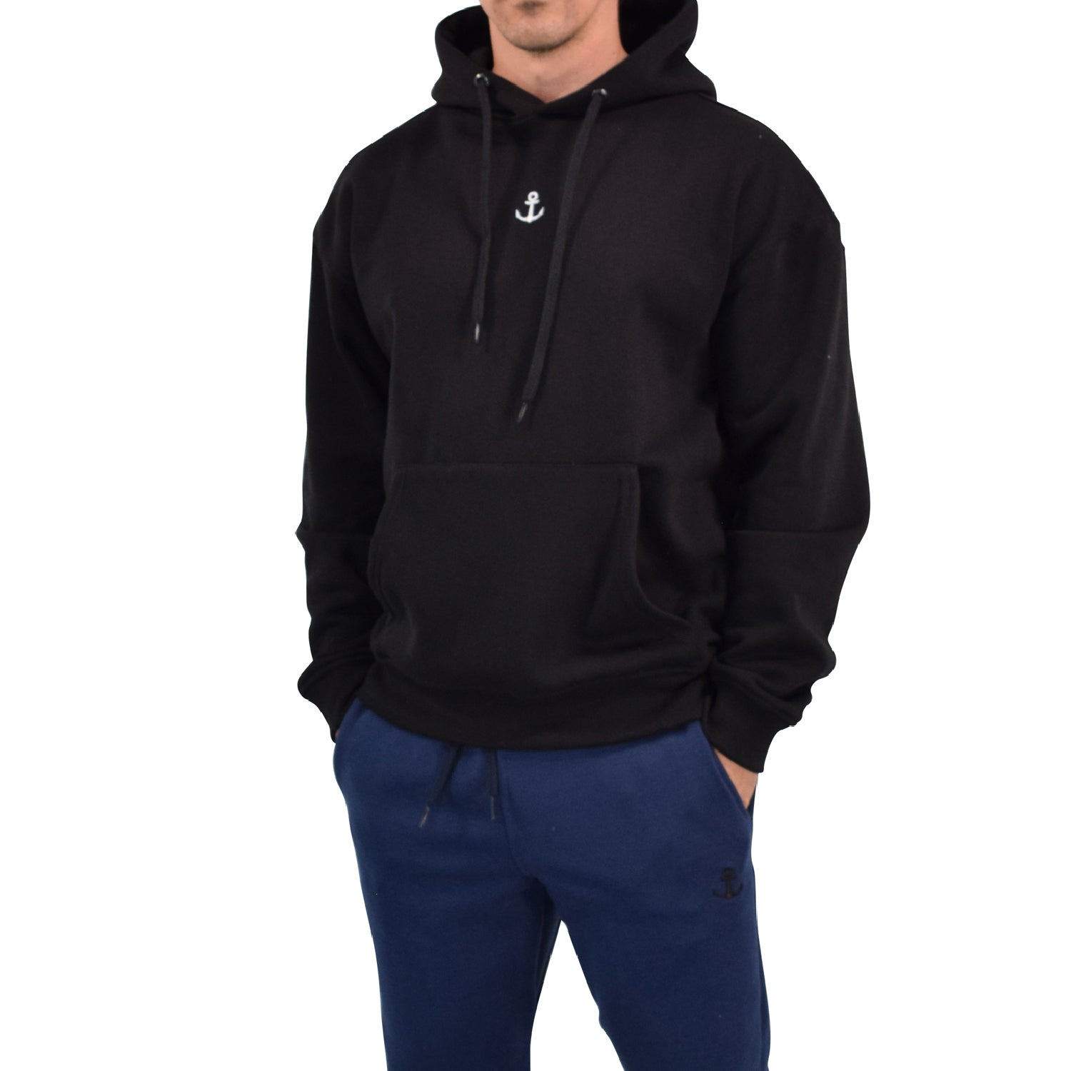 Chillout Oversized Fleece Hoodie Black