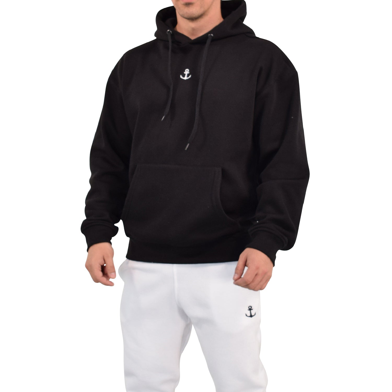 Chillout Oversized Fleece Hoodie Black