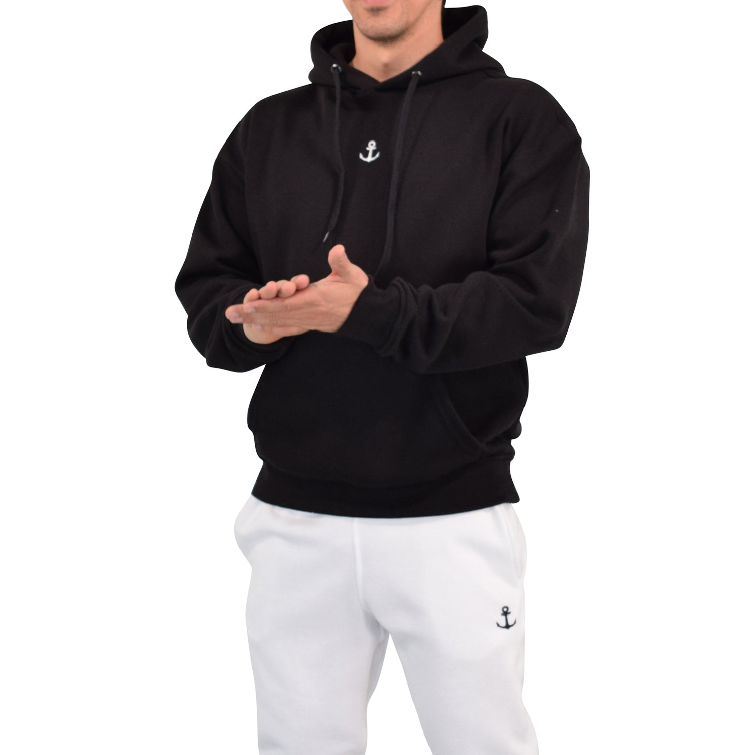 Chillout Oversized Fleece Hoodie Black