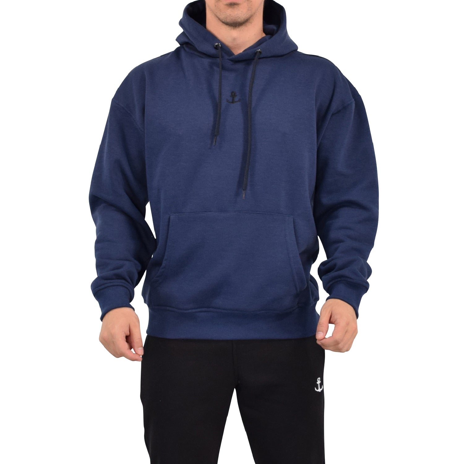 Chillout Oversized Fleece Hoodie Navy