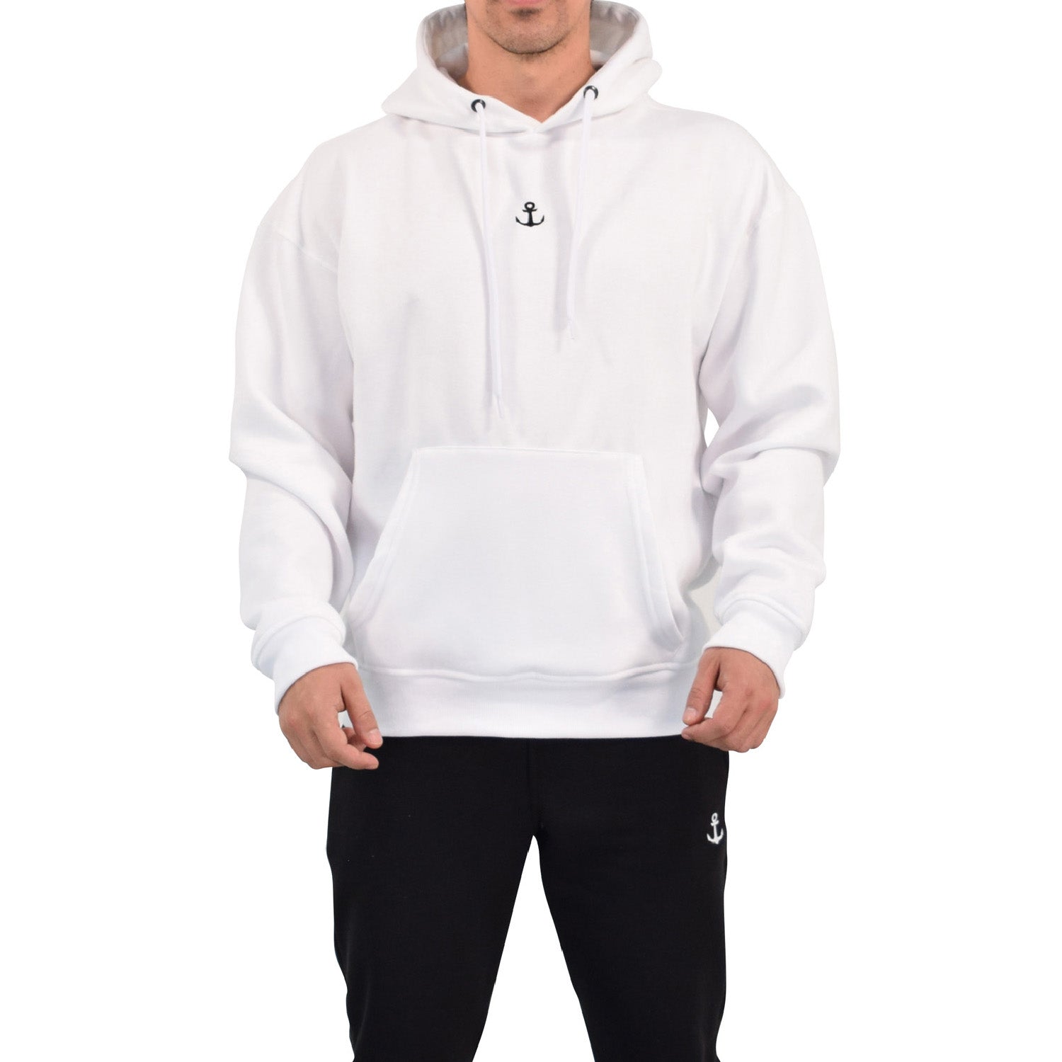 Chillout Oversized Fleece Hoodie White