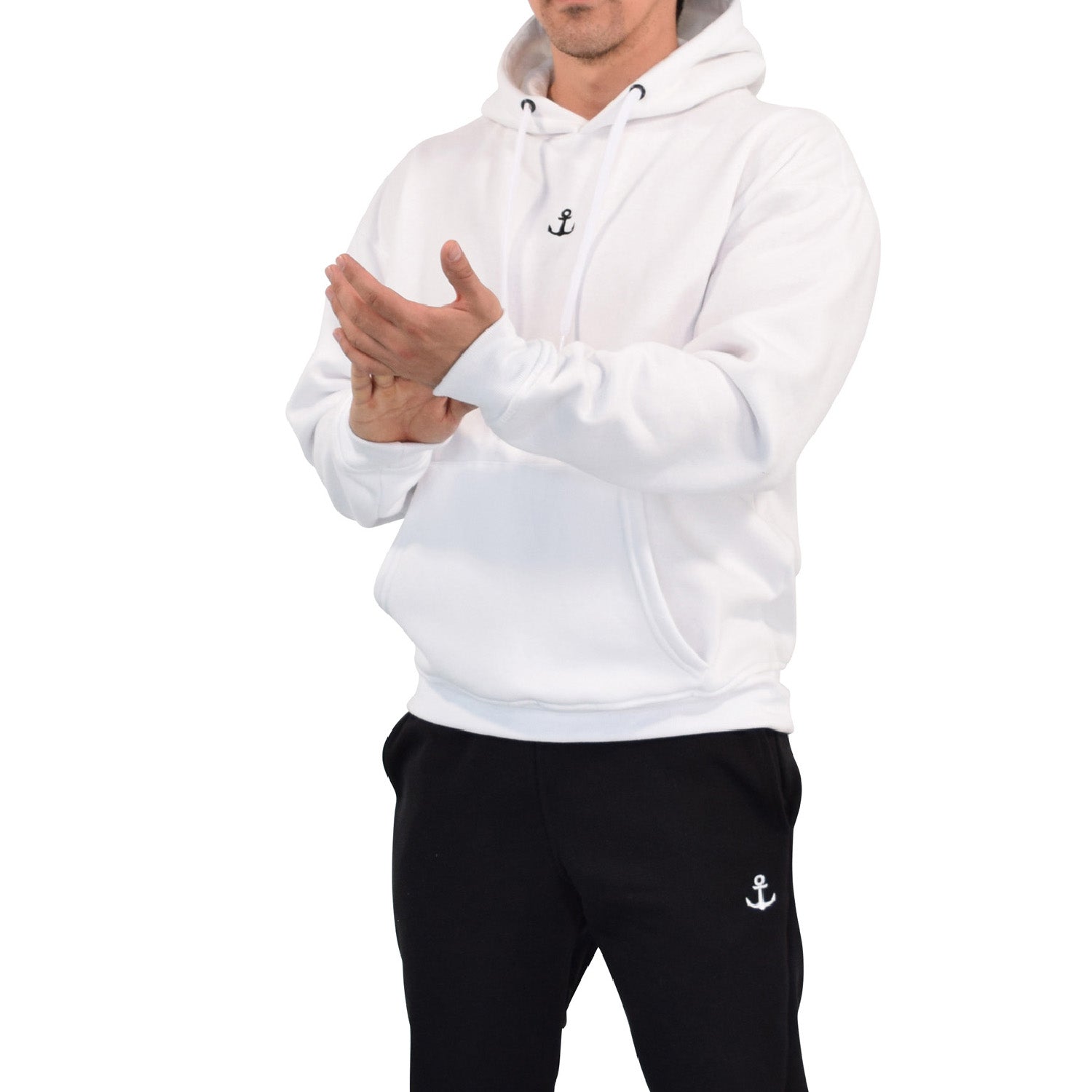 Chillout Oversized Fleece Hoodie White
