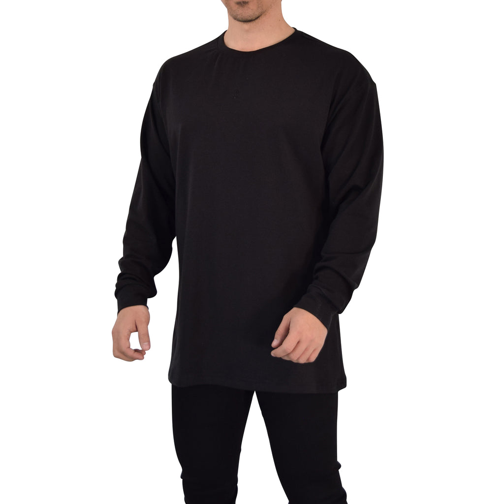 Camisas Para Hombre JOHN LEOPARD Playera Oversized Manga Larga