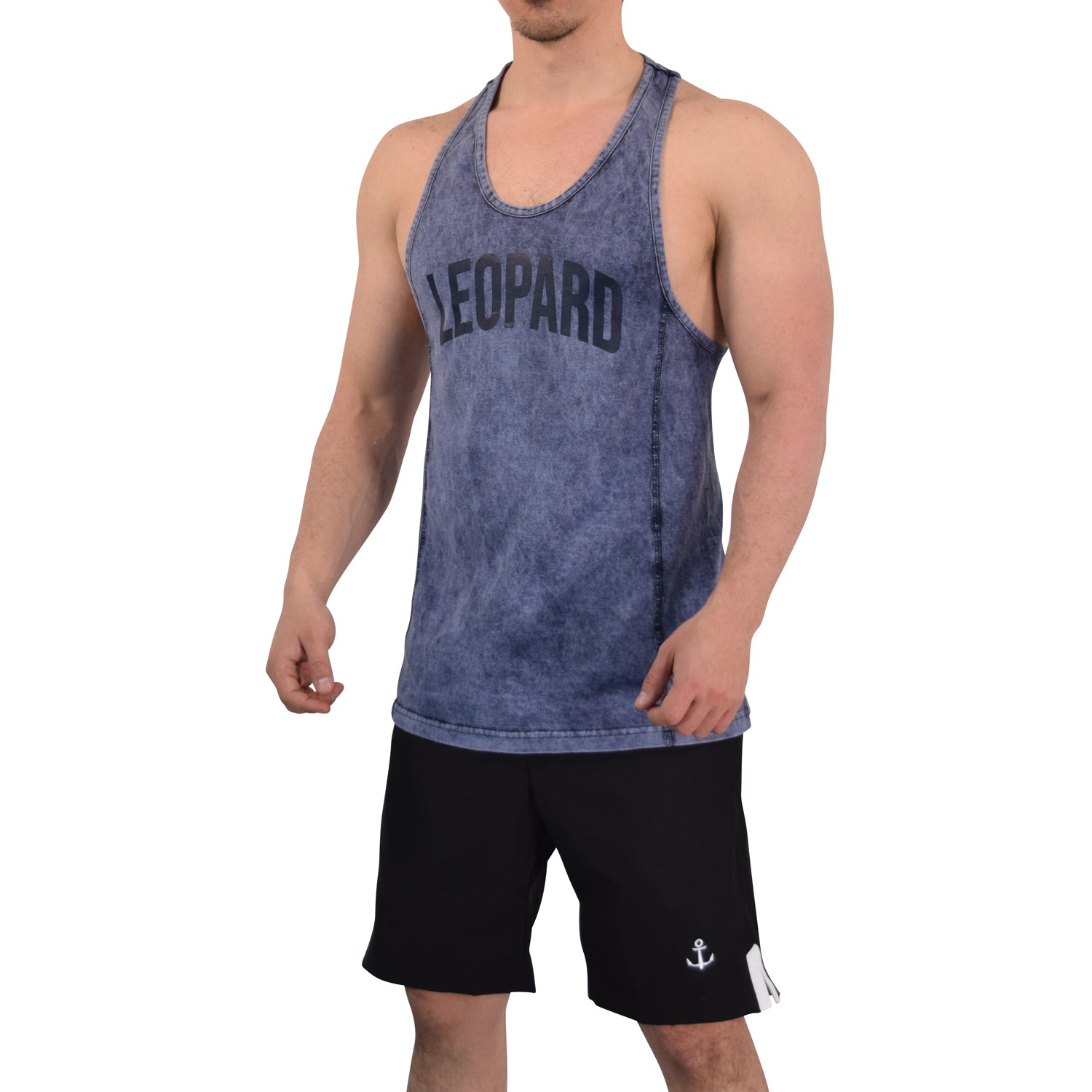 Gym Stringer Tank Iconic Acid Navy