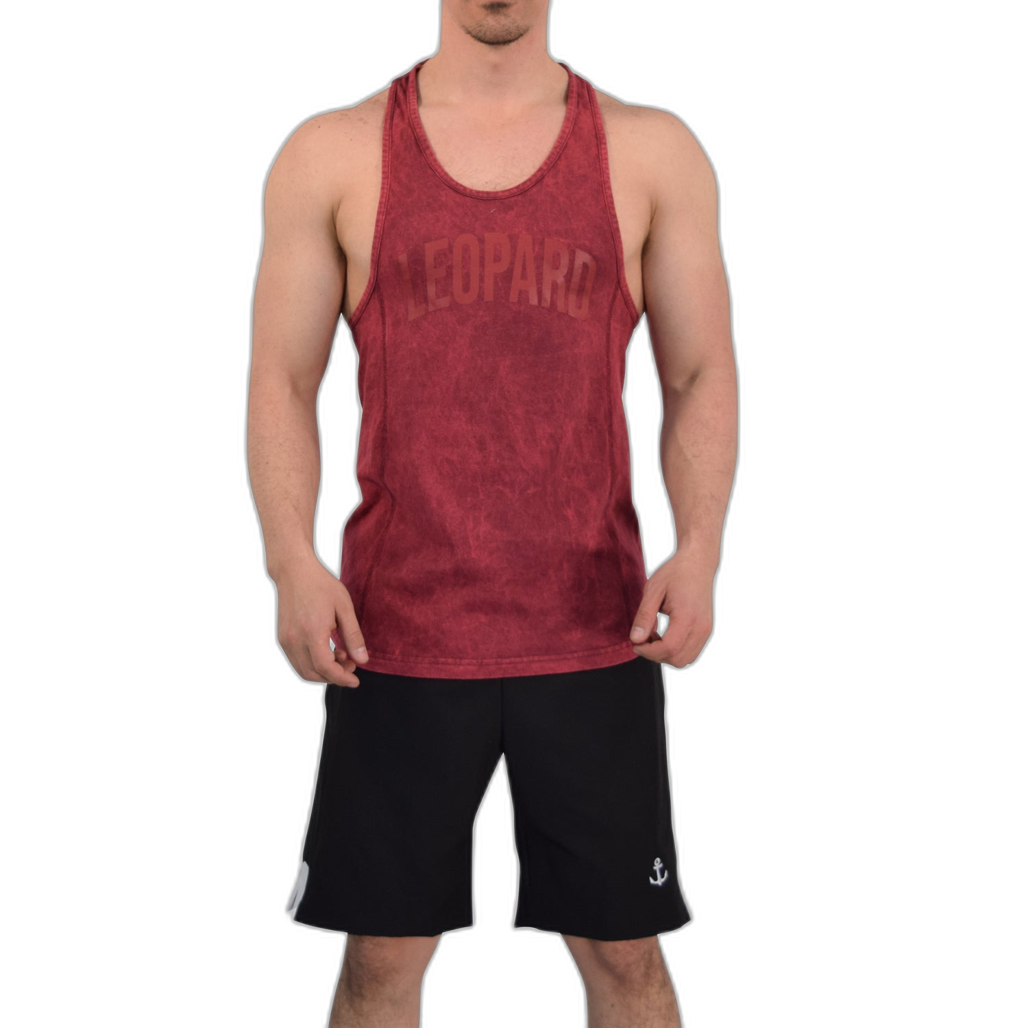 Gym Stringer Tank Iconic Acid Burgundy