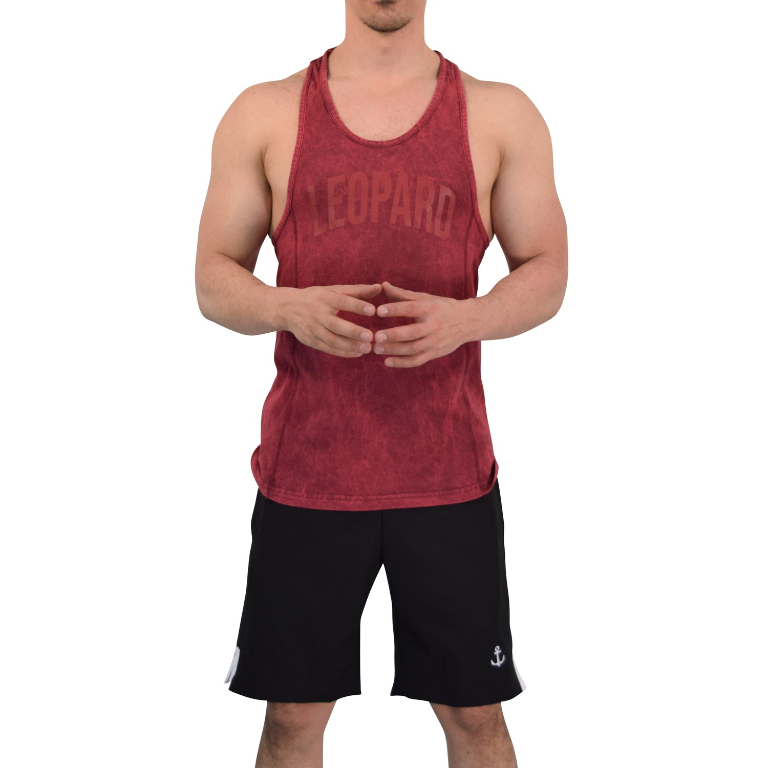 Gym Stringer Tank Iconic Acid Burgundy