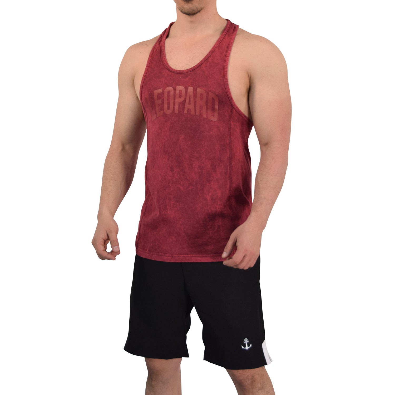 Gym Stringer Tank Iconic Acid Burgundy