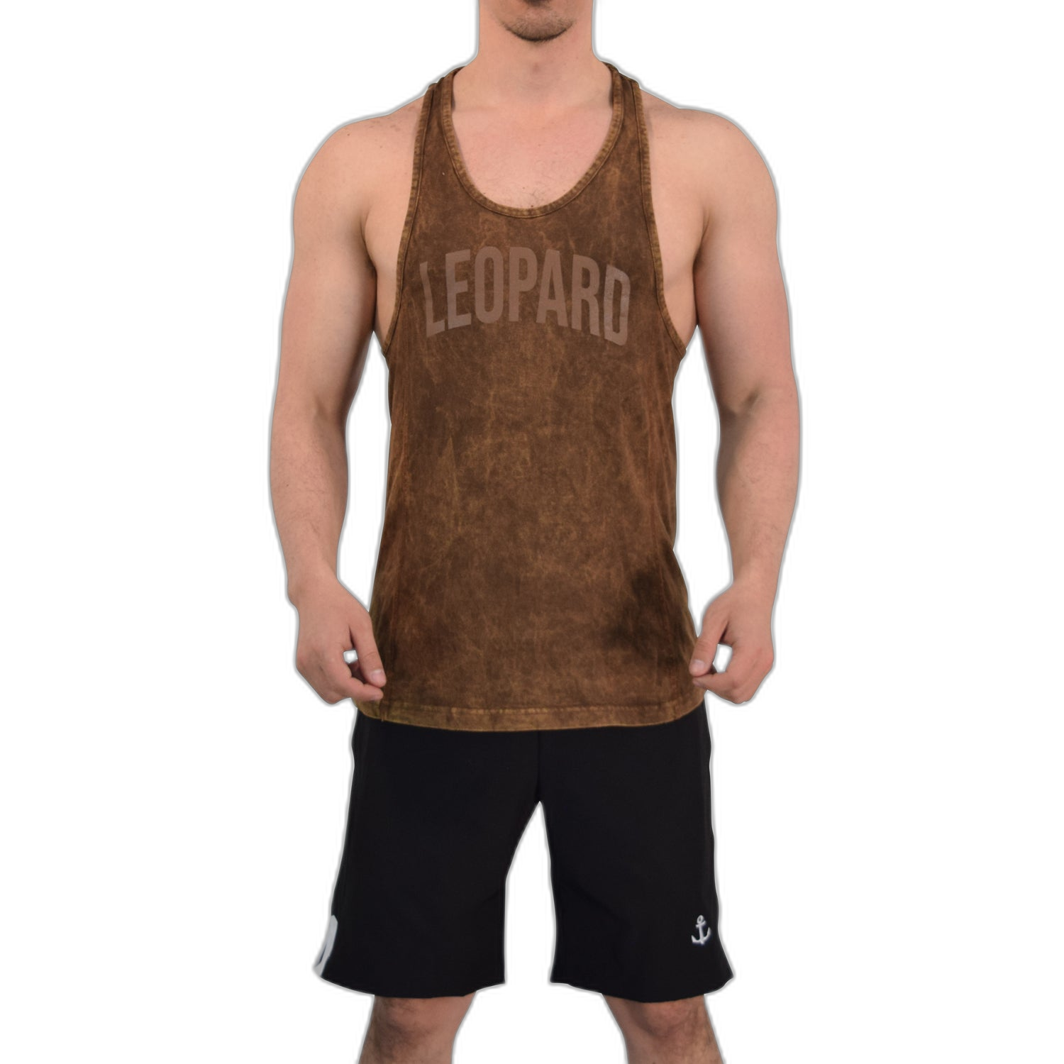 Gym Stringer Tank Iconic Acid Brown