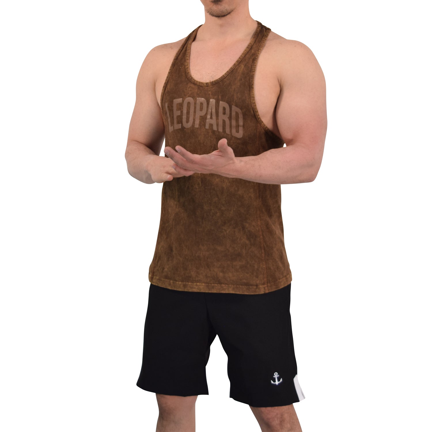 Gym Stringer Tank Iconic Acid Brown