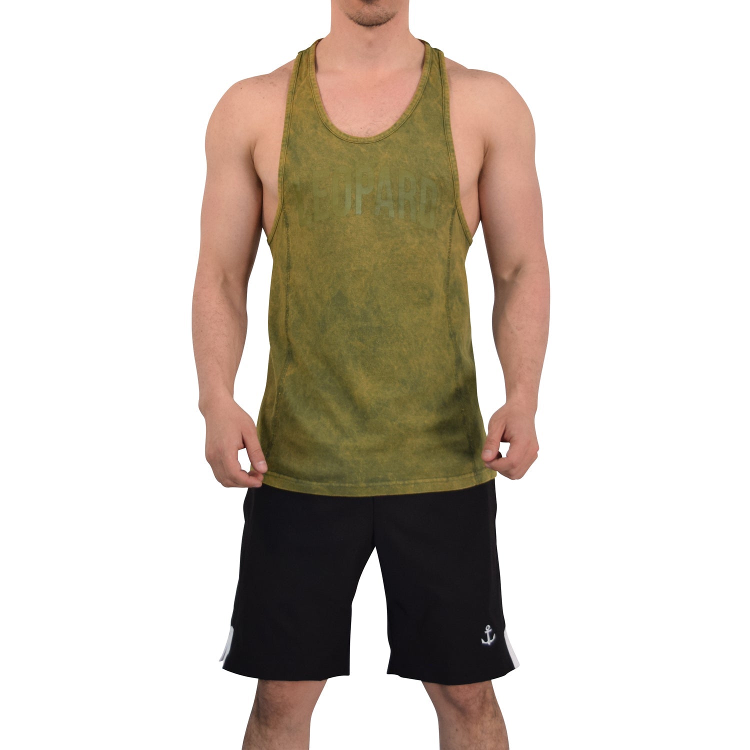 Gym Stringer Tank 3 Pack Iconic Acid Negro - Café - Verde
