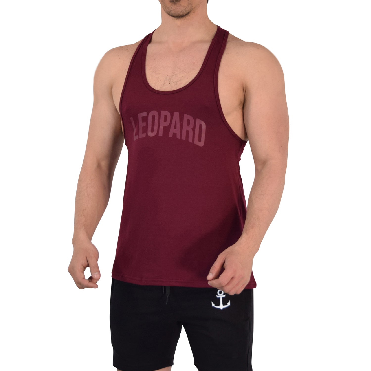 Gym Stringer Tank 3 Pack Varsity Full Vino - Rey - Azul Claro
