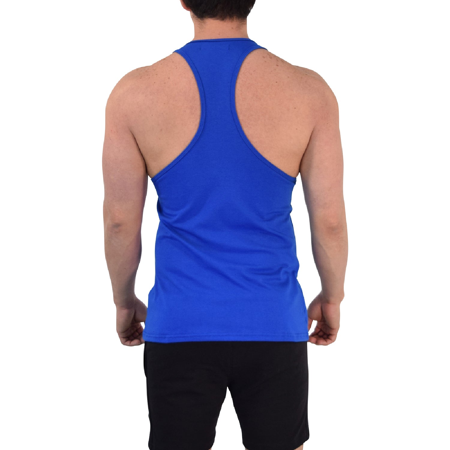 Gym Stringer Tank Varsity Full Royal