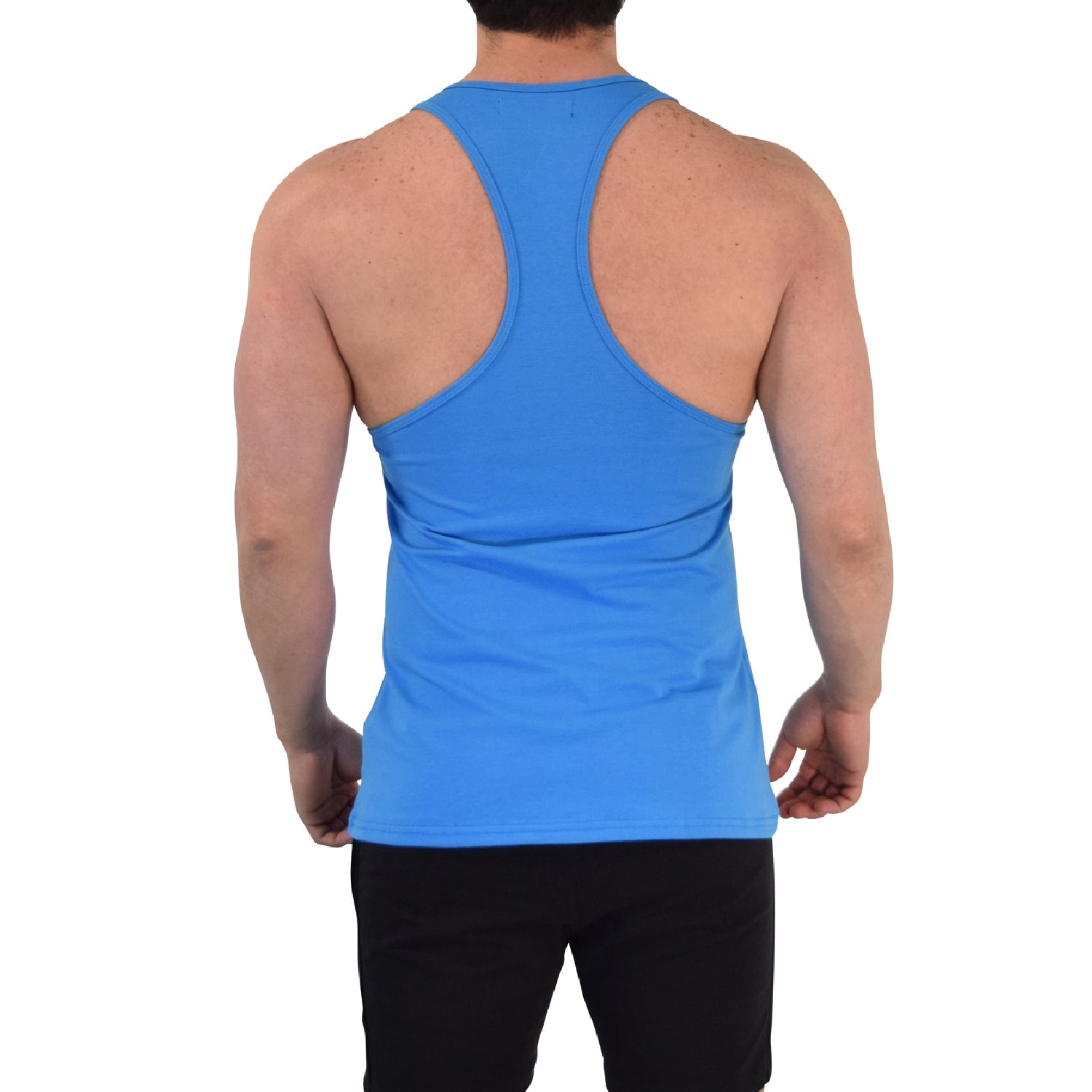 Gym Stringer Tank Varsity Full French Blue