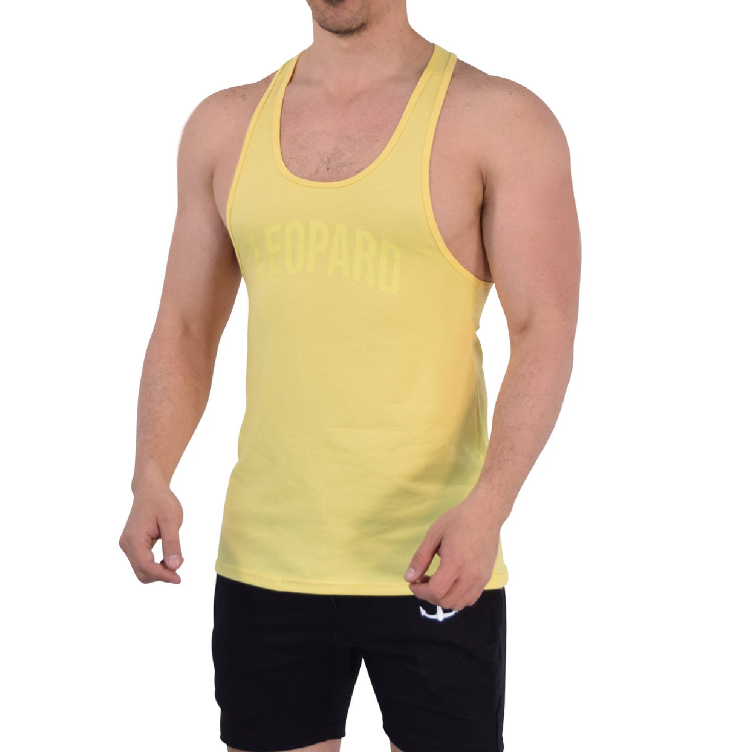 Gym Stringer Tank 3 Pack Varsity Full Beige - Azul Claro - Amarillo