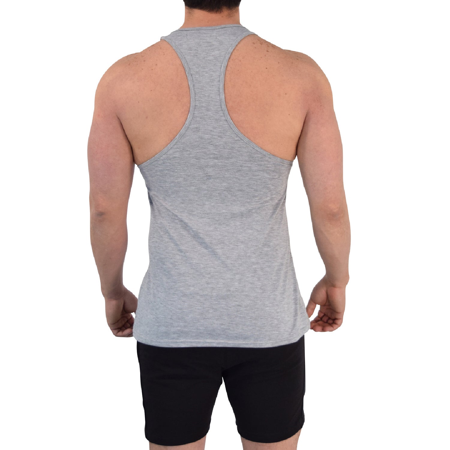 Gym Stringer Tank Varsity Lightgray Outline