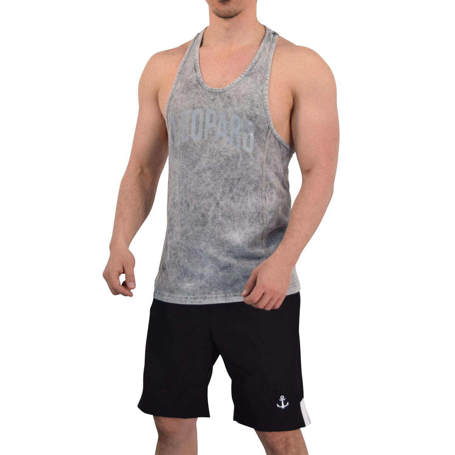Gym Stringer Tank Iconic Acid Light Gray