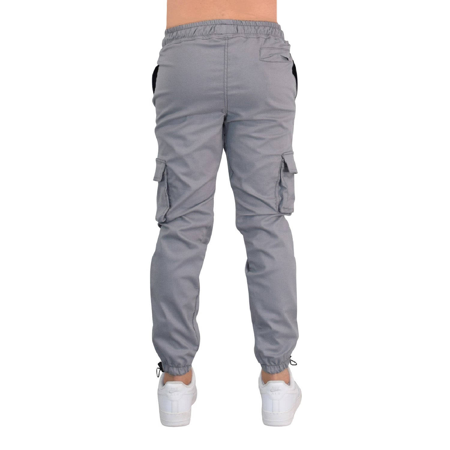 Casual Cargo Jogger Silver Gray