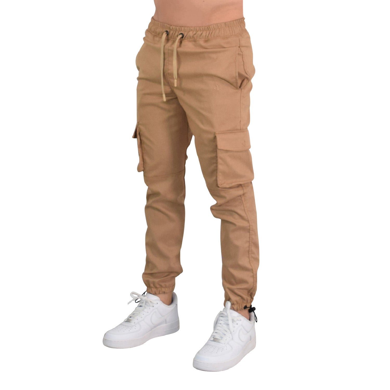 Casual Cargo Jogger Beige