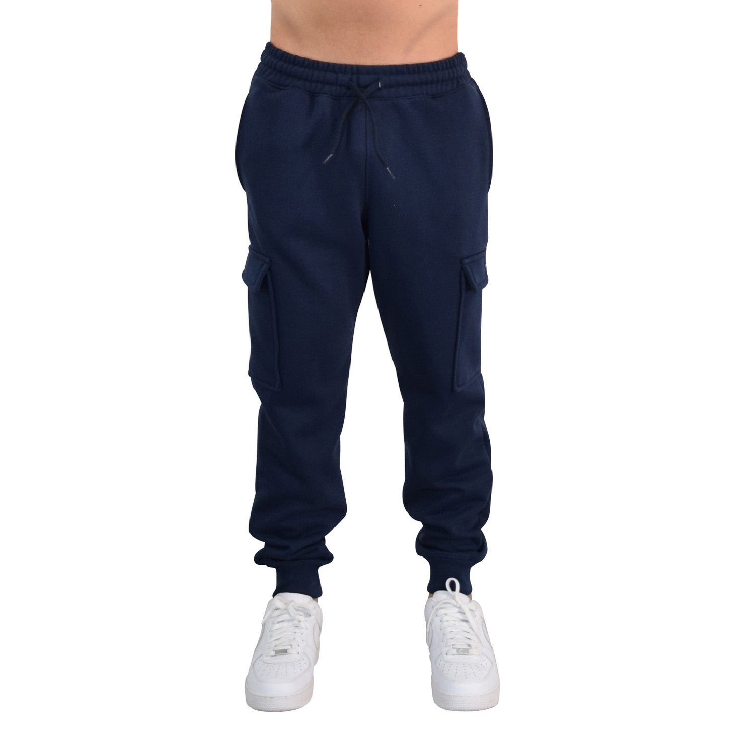 Fleece Cargo Jogger Navy