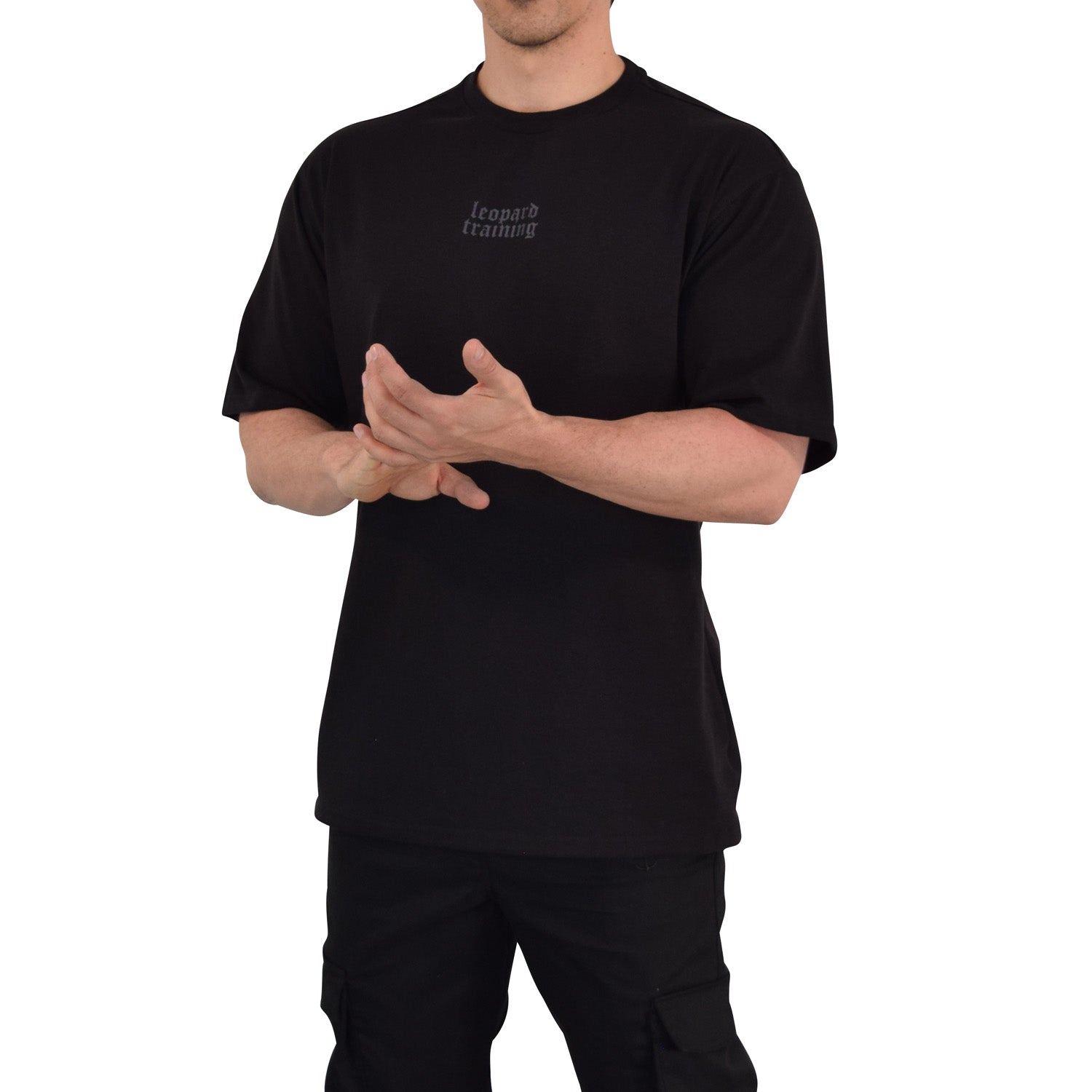 Playera Oversized Do What Beast Do Black