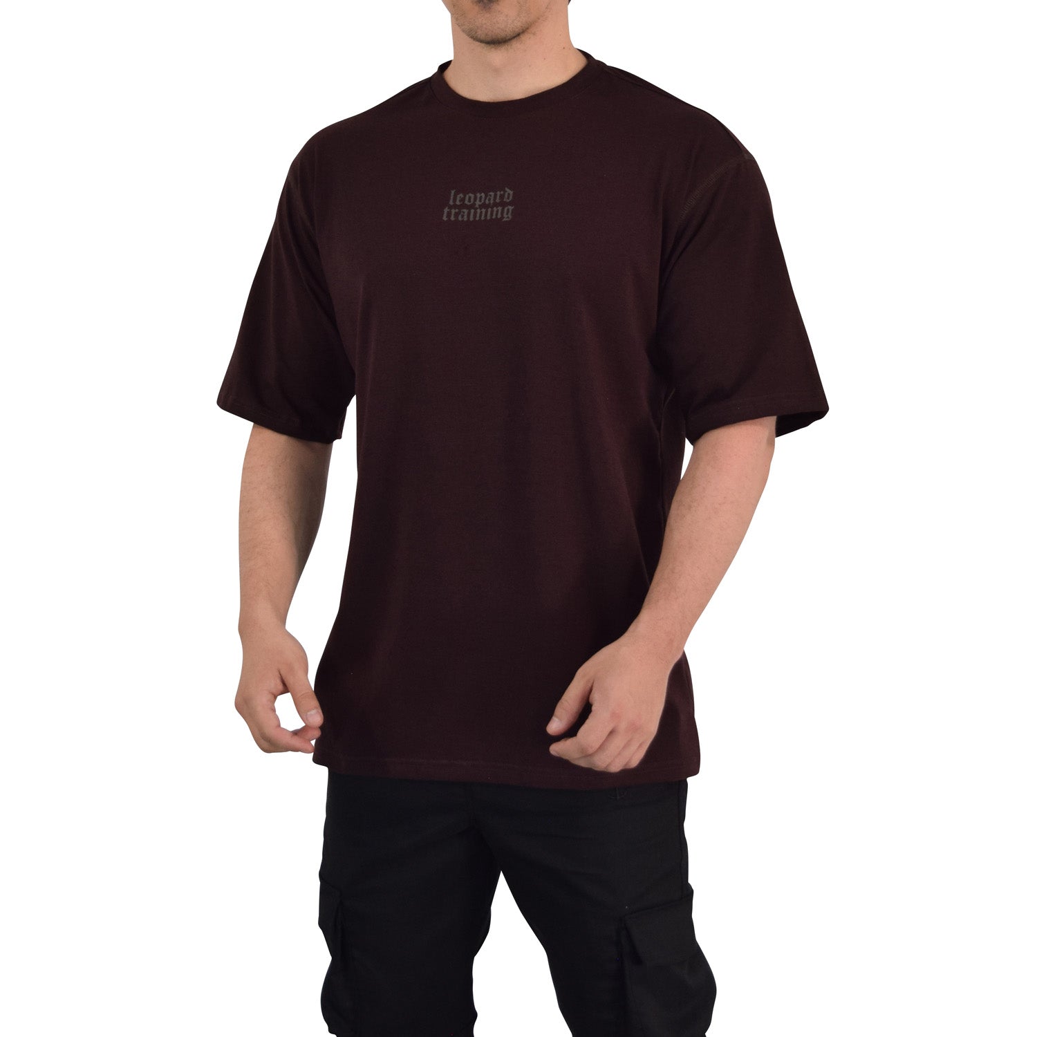 Playera Oversized Dark Brown Unleash The Beast